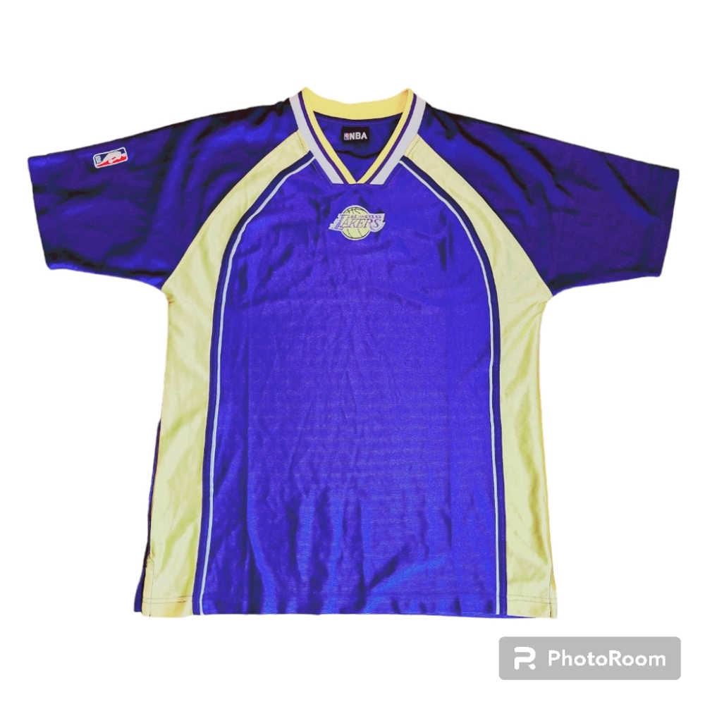 Los Angeles Lakers LA Pre Game Jersey Shirt Mens